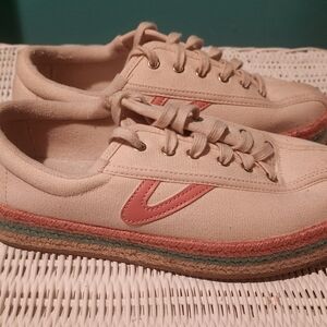 Tretorn Canvas Sneakers with Multicolor Sole